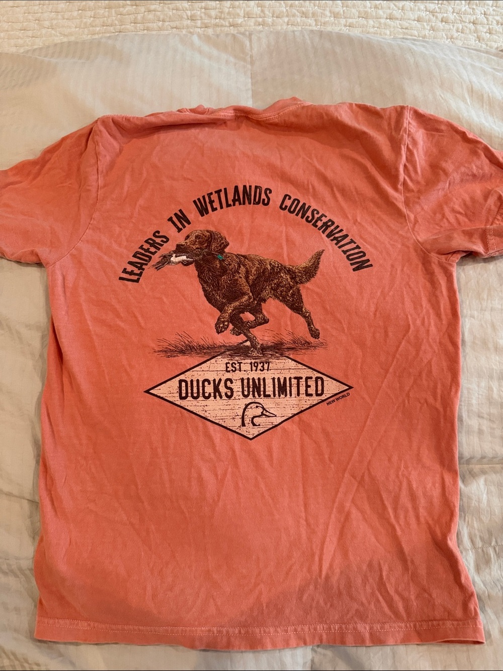 Mens Ducks Unlimited Dog Graphic Tee